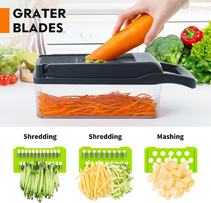 Vegetable Cutter, Chopper and Slicer