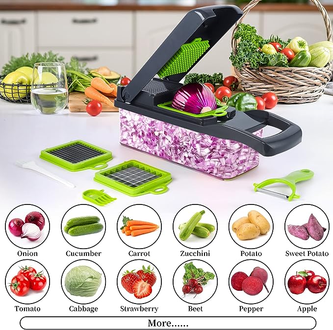 Vegetable Cutter, Chopper and Slicer